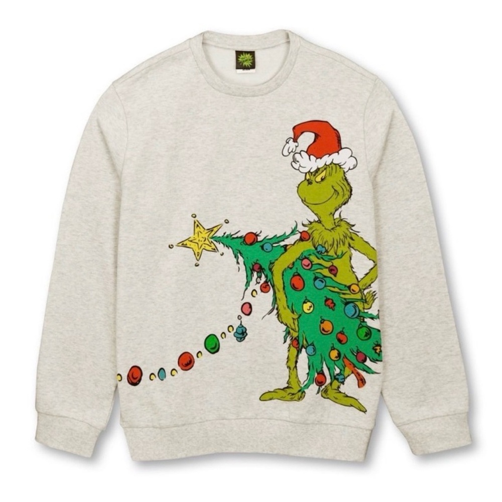 EUC Target’s Dr. Seuss The Grinch Christmas Sweatshirt Size Large - Picture 3 of 13